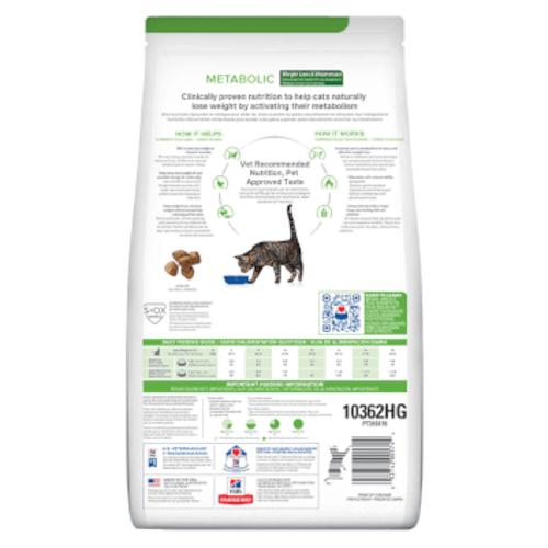 Hill's Prescription Diet Felino Adult Metabolic 4 Lb - Image 2