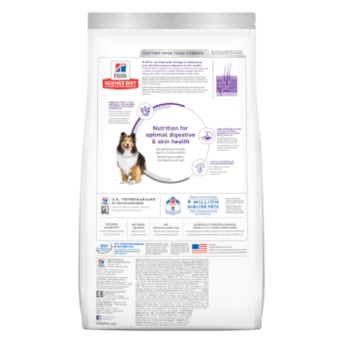 Hill's Science Diet Canino Adult Sensitive Stomach Y Skin 4 Lb - Image 2