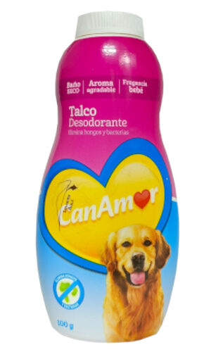 Talco Desodorante Para Perros Canamor 100 Gr
