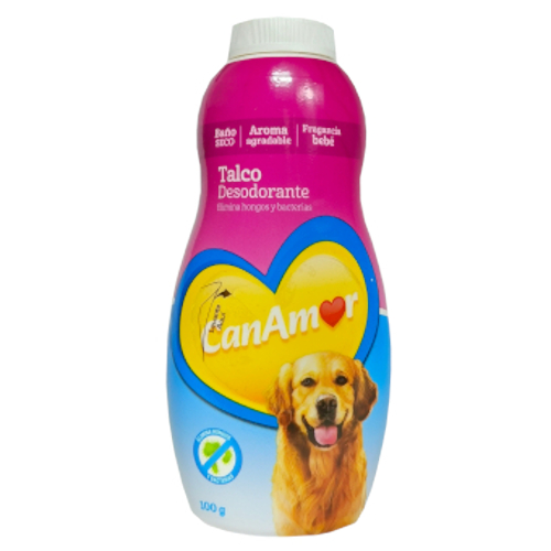 Talco Desodorante Para Perros Canamor 100 Gr