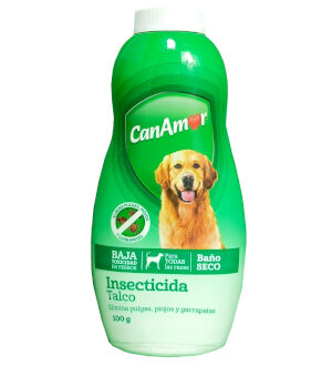 Talco Insecticida Canamor Para Perros 100 Gr