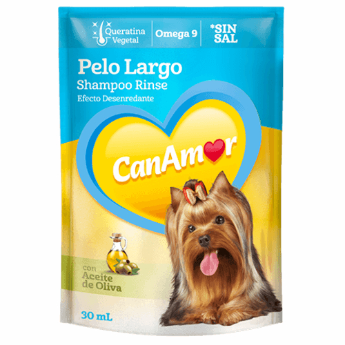 Shampoo Pelo Largo Rinse CanamorPara Perros 30 Ml