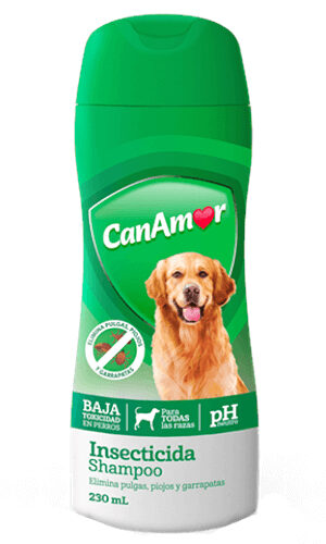 Shampoo Insecticida Para Perros Canamor 230 Ml