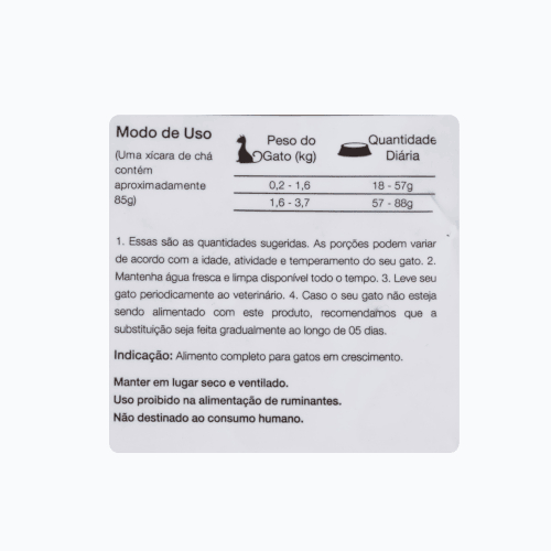 Equilibrio Gato Filhote Promo 8.25 Kg (7.5 Kg + 750 Gr) - Image 2