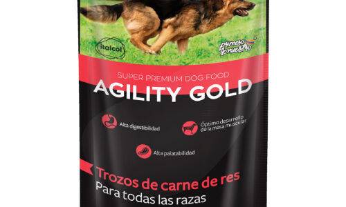 Agility Gold Trozos De Carne De Res 100 Gr