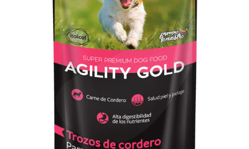 Agility Gold Trozos De Cordero 100 Gr