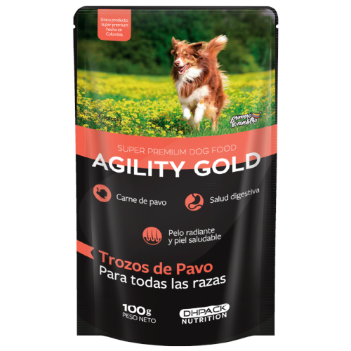 Agility Gold Trozos De Pavo 100 Gr
