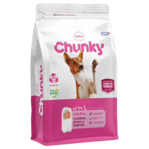 Chunky Adulto Cordero Arroz Y Salmon