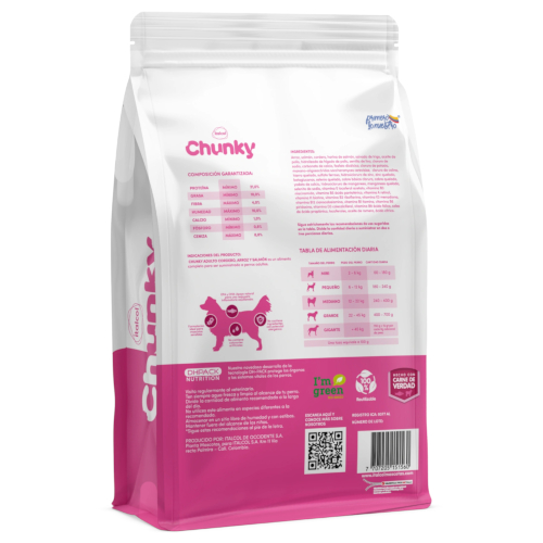 Chunky Adulto Cordero Arroz Y Salmon - Image 2