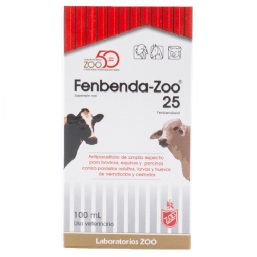 Fenbenda Zoo 25 Frasco X 100 ML