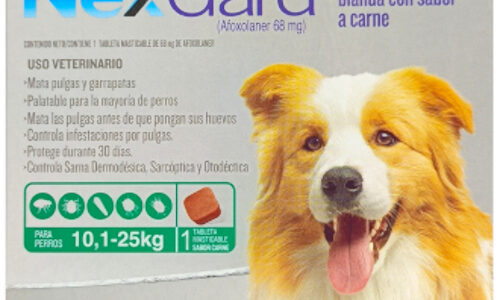 Nexgard Chewable L Para Perros De 10,1 Kg Hasta 25 Kg