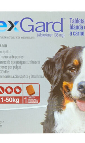 Nexgard Chewable XL Para Perros De 25,1 Kg Hasta 50 Kg