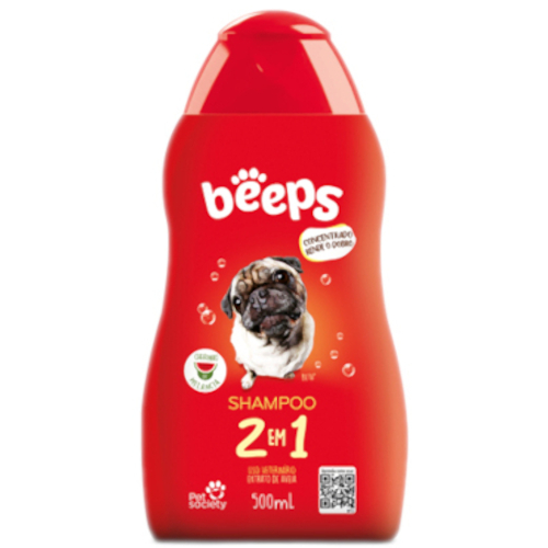 Beeps 2 En 1 Shampoo X 502 ML