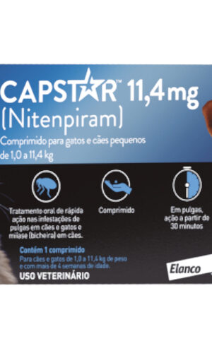 Capstar 11.4 Mg X 6 Tabletas