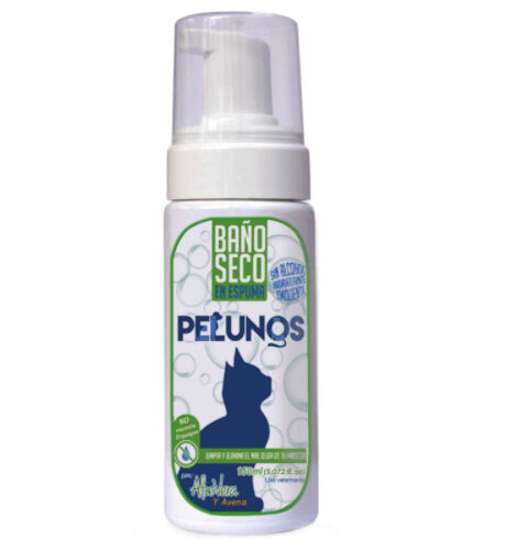 Pelunos Baño Seco En Espuma Gatos 150 ML