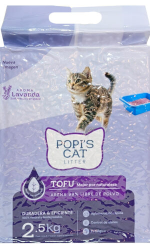 Arena Popis Cat Tofu Aroma Lavanda x 2.5 Kg