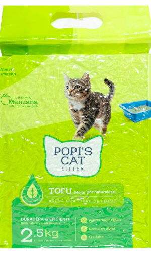 Arena Popis Cat Tofu Aroma Manzana x 2.5 Kg