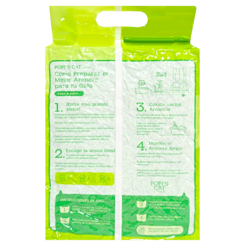 Arena Popis Cat Tofu Aroma Manzana x 2.5 Kg - Image 2