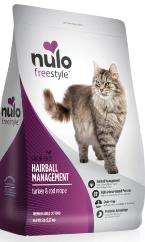 Nulo Cat FS Grain Free Hairball Management Pavo Y Bacalao 5 Lb