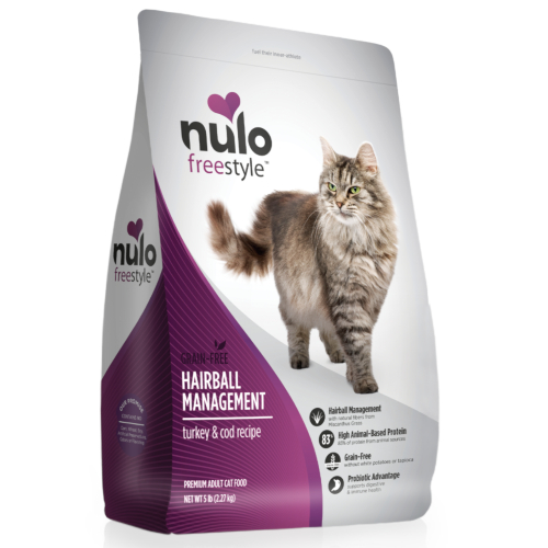 Nulo Cat FS Grain Free Hairball Management Pavo Y Bacalao 5 Lb