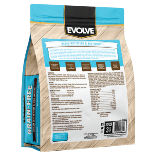 Evolve Cat Grain Free Real White Fish x 2.75 Lb - Image 2