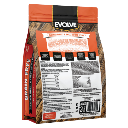 Evolve Dog Grain Free Turkey x 4 Lb - Image 2