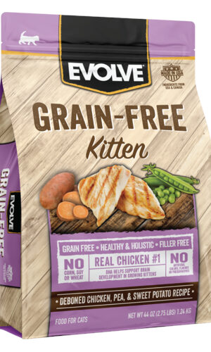Evolve Cat Grain Free Kitten Chicken x 2.75 Lb
