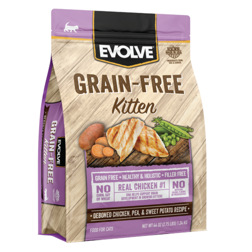 Evolve Cat Grain Free Kitten Chicken x 2.75 Lb