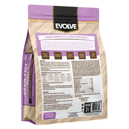 Evolve Cat Grain Free Kitten Chicken x 2.75 Lb - Image 2