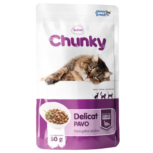 Chunky Delicat Trozos De Pavo 80 Gr