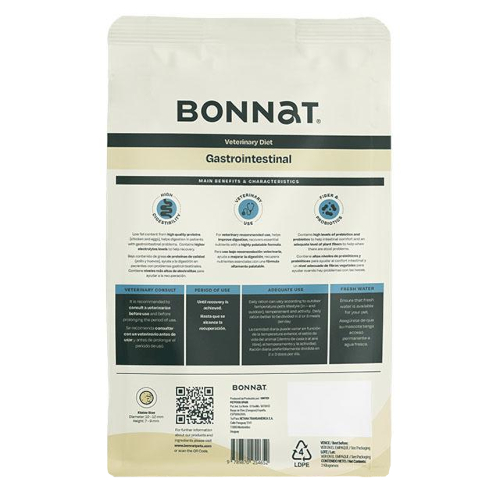 Bonnat Vet Diet Canine Gastro Intestinal 2 Kg - Image 2