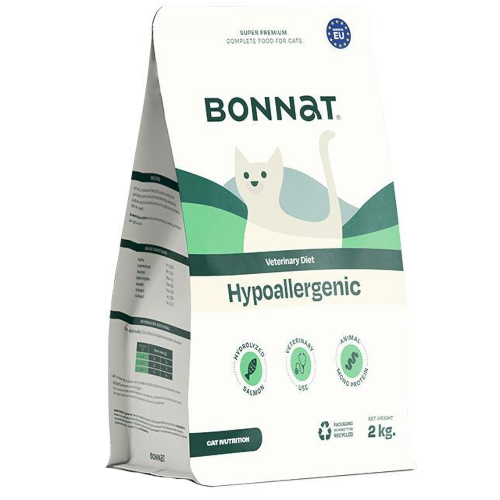 Bonnat Vet Diet Feline Hypoallergenic 2 Kg - Image 2