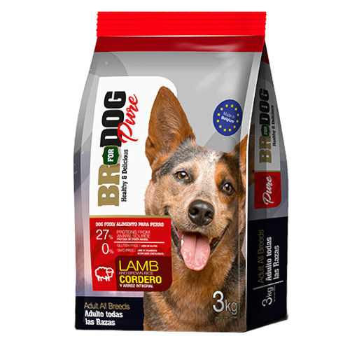 Br For Dog Pure Adulto Cordero 3 Kg