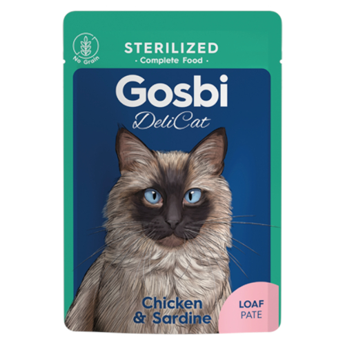 Gosbi Cat Sterilized Chicken Y Sardine 70 Gr