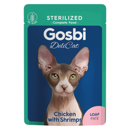 Gosbi Cat Sterilized Chicken Shrimps 70 Gr