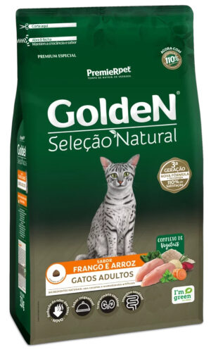 Golden Seleccion Natural Gatos Adultos 3 Kg