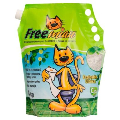 Free Miau Arena Para Gatos Aroma Citrico