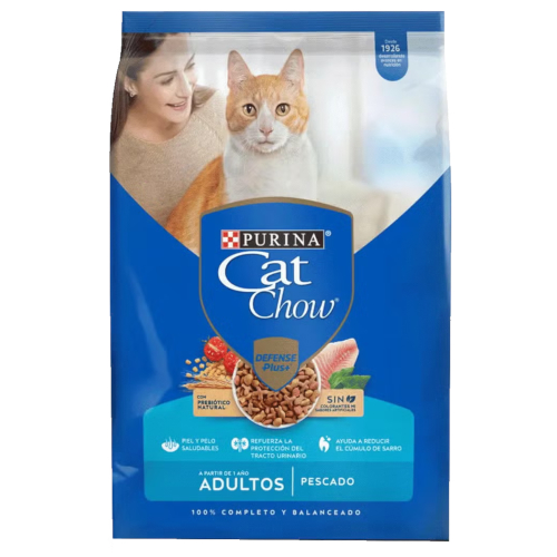 Cat Chow Adulto Pescado Defense Plus 8 Kg