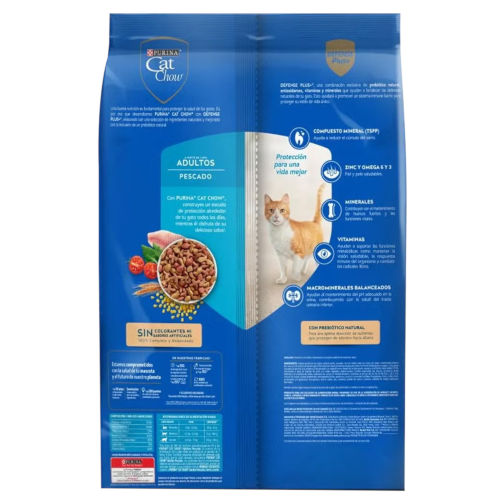 Cat Chow Adulto Pescado Defense Plus 8 Kg - Image 2