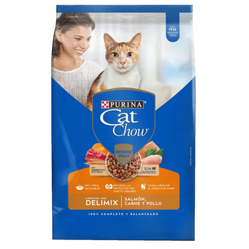 Cat Chow Adulto Delimix Defense Plus 10 Kg