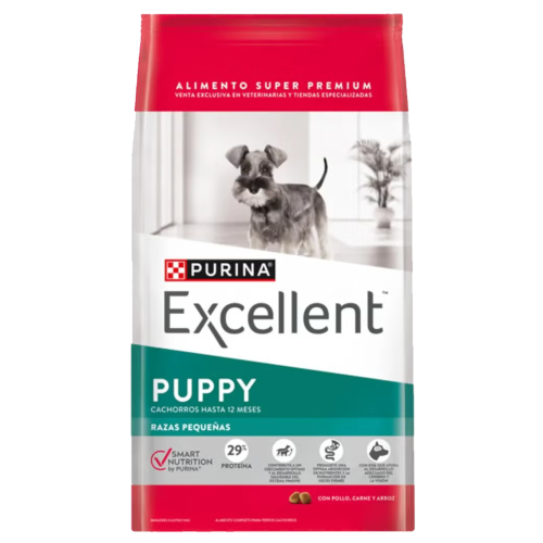 Excellent Puppy Small Breed Pollo Y Arroz 3 Kg
