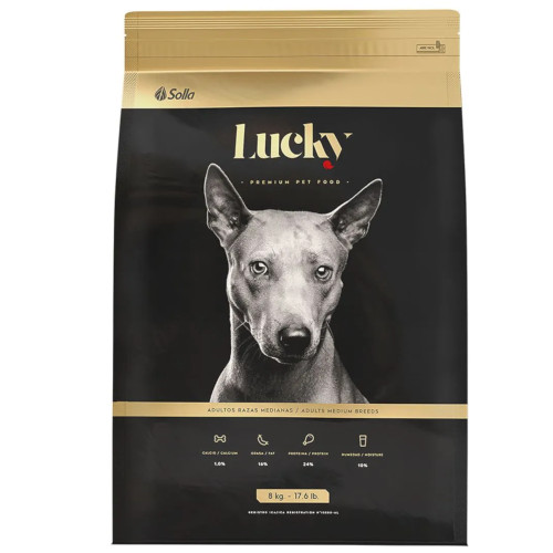 Lucky Adulto Razas Medianas 8 Kg