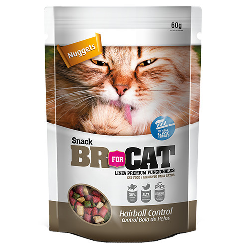 Br For Cat Snacks Bola De Pelo Control 60 Gr