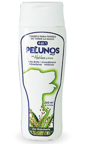 Pelunos Shampoo Para Perros 4 En 1 X 260 ML