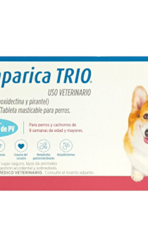 Simparica Trio 24 Mg Para Perros De 10.1 Kg - 20 Kg