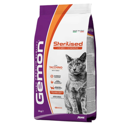 Gemon Cat Sterilized Turkey 2 Kg