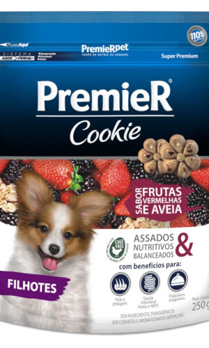 Premier Cokie Cachorro Sabor Frutas Y Avena 250 Gr